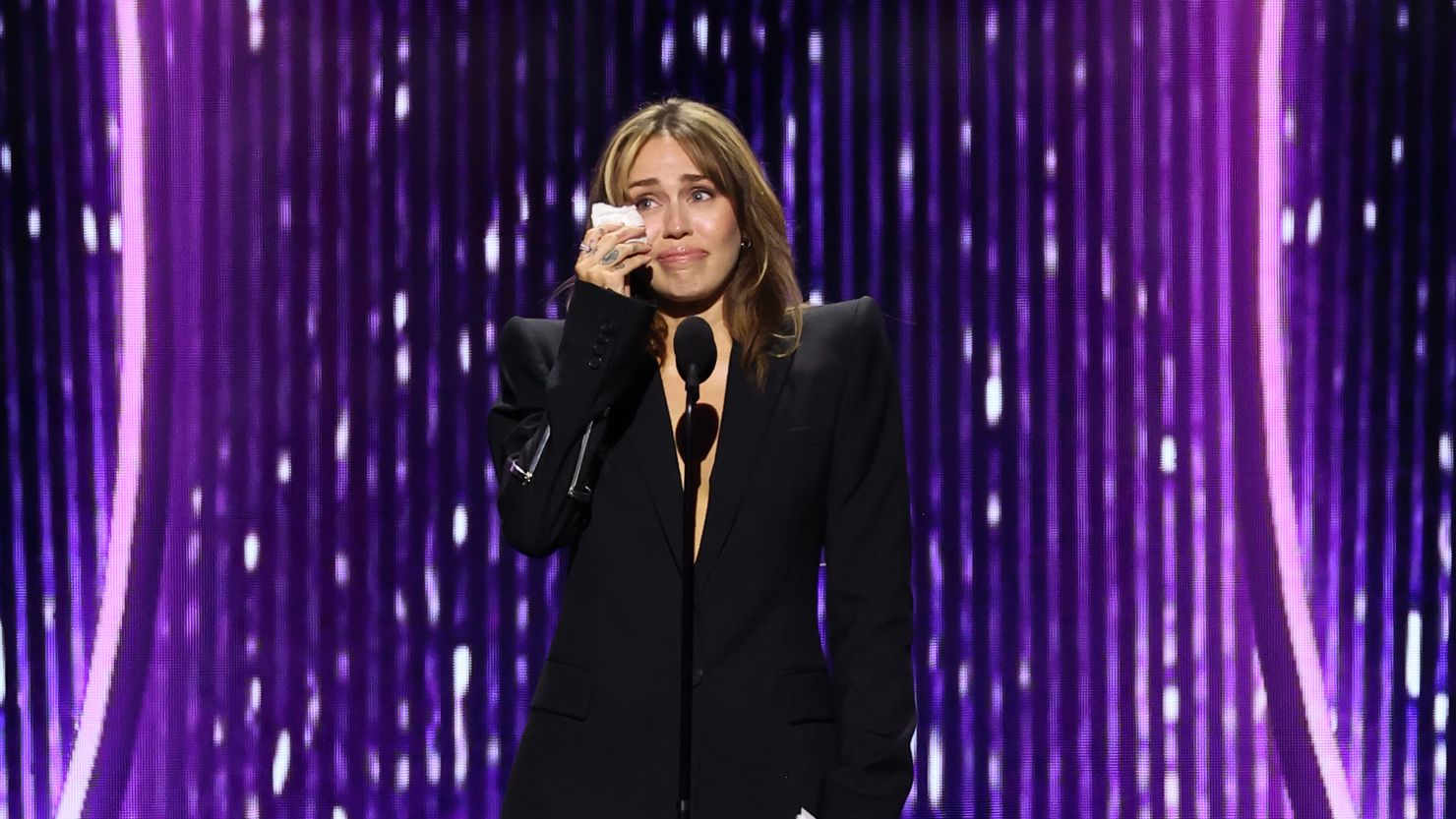 Miley Cyrus at the Disney Legends Awards Ceremony on Sunday in Anaheim, California.