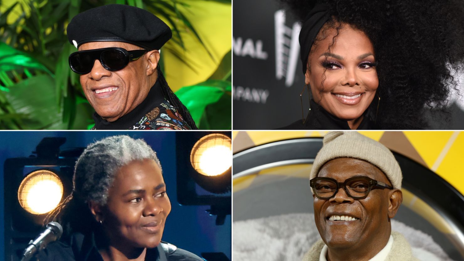 Janet Jackson reveals that Stevie Wonder, Tracy Chapman and Samuel L