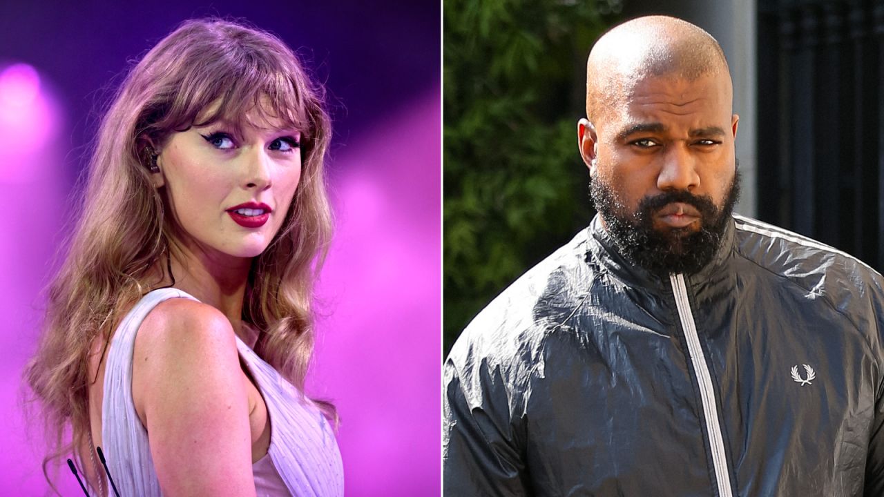 Taylor Swift and Kanye West.