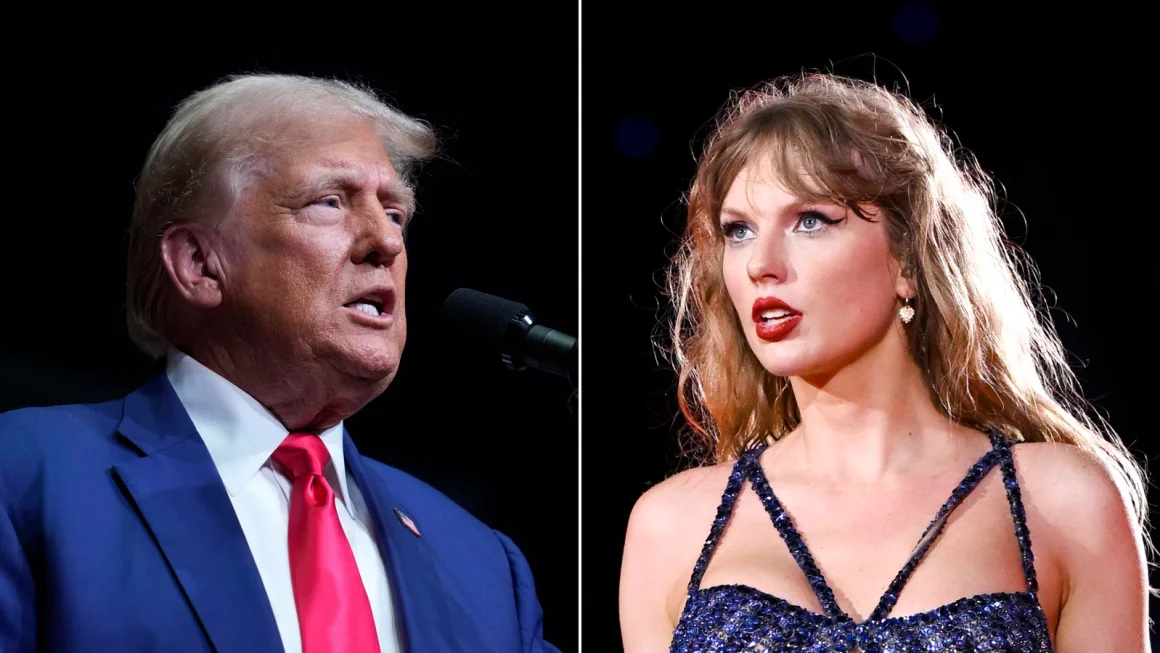 Trump posts fake AI images of Taylor Swift, falsely suggesting he has the singer’s support