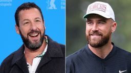 Adam Sandler and Travis Kelce.