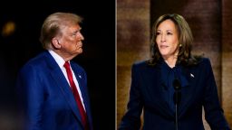 Donald Trump and Kamala Harris.