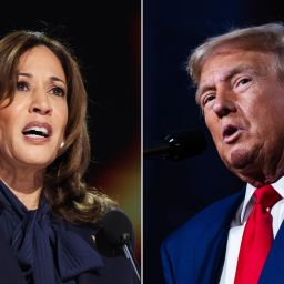 Kamala Harria and Donald Trump.