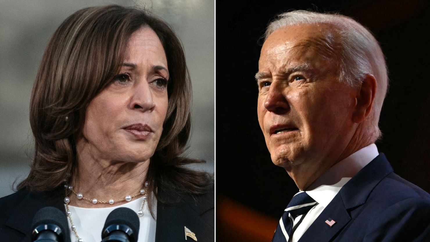 Vice President Kamala Harris and President Joe Biden.