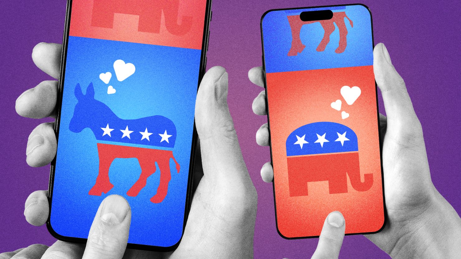 Swiping right ahead of the election: Popular dating apps have new features to show off political views