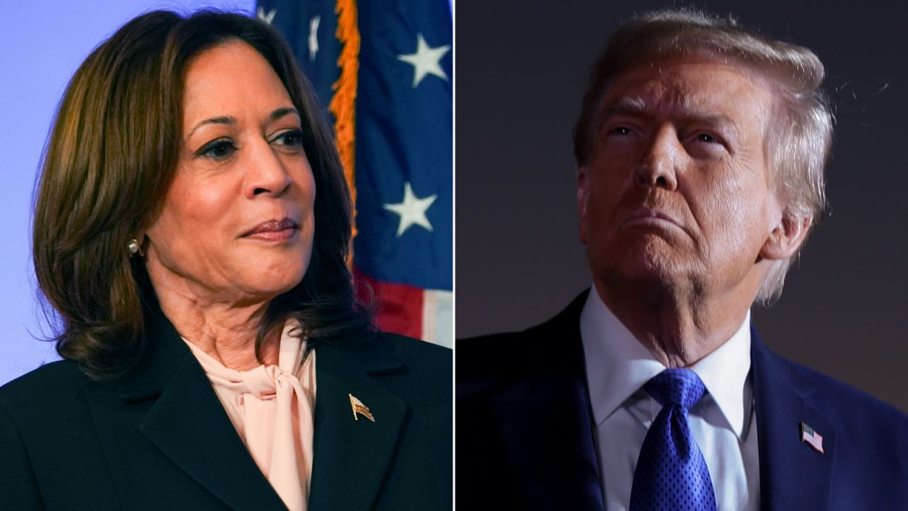 Vice President Kamala Harris and former President Donald Trump.