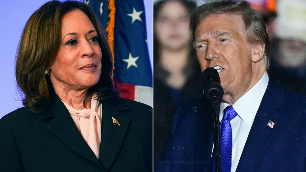 Harris hits back after Trump insults her again at campaign rally