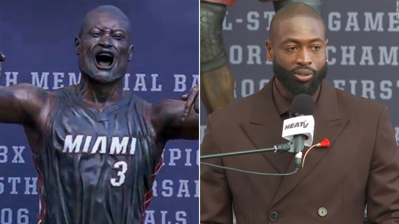 Dwyane Wade’s New Statue Goes Viral After Miami Heat Unveiling And More ...