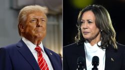 Donald Trump and Kamala Harris.