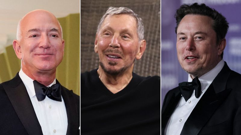 The world’s 10 richest people got a record  billion richer from Trump’s reelection | CNN Business