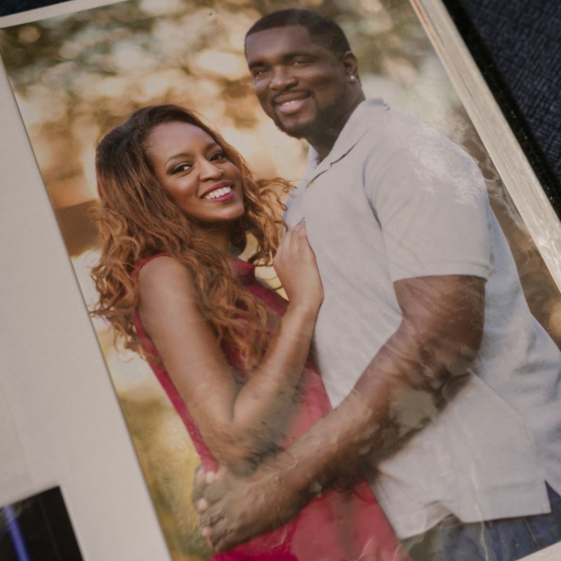 Porsha Ngumezi with her husband, Hope.