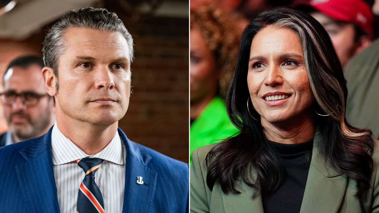 Pete Hegseth and Tulsi Gabbard.