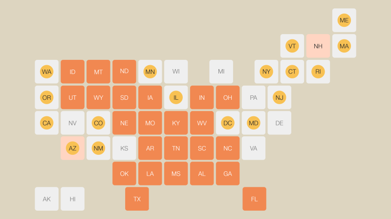 States that have passed laws restricting gender-affirming care for trans youth