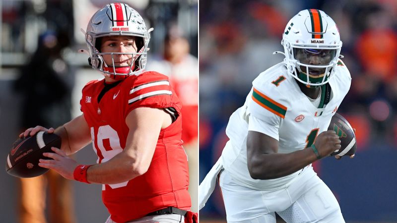 Ohio State and Miami tumble in College Football Playoff penultimate rankings
