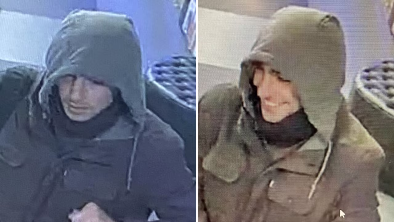 The NYPD released images taken at a hostel of an unmasked shooting suspect.