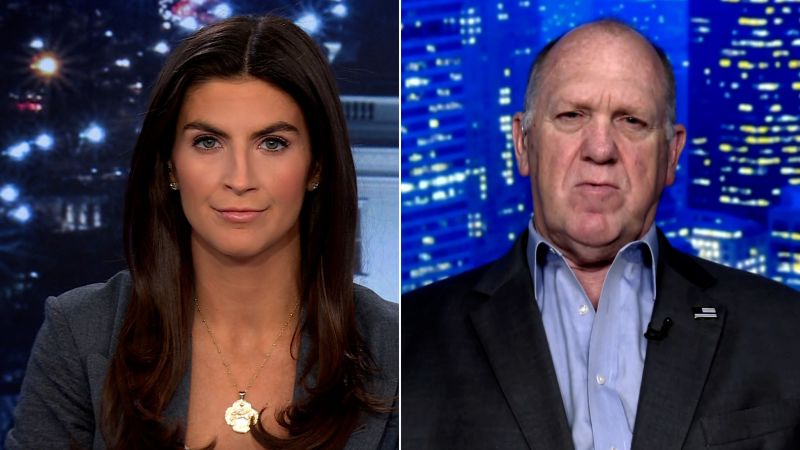 Kaitlan Collins and Tom Homan in discussion