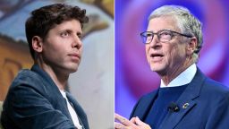 OpenAI CEO Sam Altman; Bill Gates.