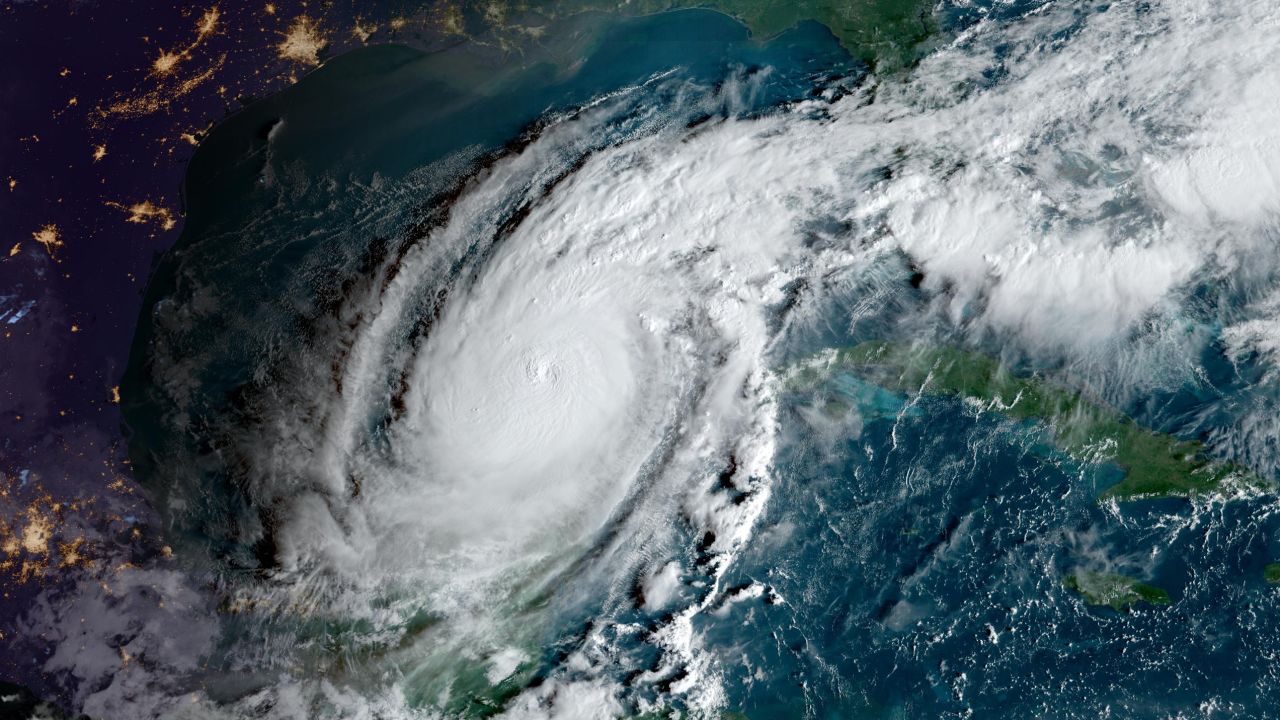 Hurricane Milton is seen in a satellite photo on Tuesday, October 8.