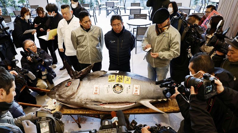 Bluefin tuna fetches more than $1 million at Japan’s Toyosu fish market auction