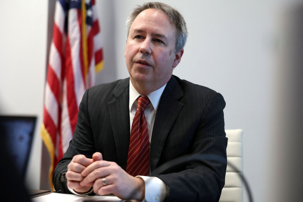 David Huitema, Director of the Office of Government Ethics, sits down with Reuters for his first interview on the job, at his office in Washington, on January 2.