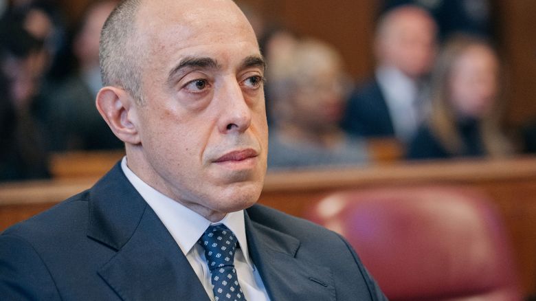 Emil Bove, attorney for former US President Donald Trump, attends at Manhattan criminal court in New York, January 10, 2025.