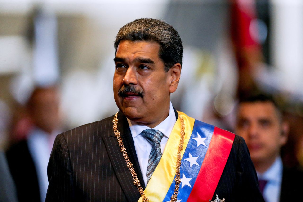 Venezuelan President Nicolas Maduro arrives to deliver his annual address to the nation in Caracas, Venezuela on January 15.