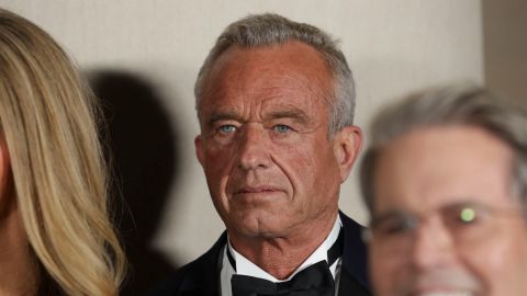 Secretary of Health and Human Services nominee Robert F. Kennedy Jr. during the vice president’s dinner ahead of the inauguration in Washington, January 18, 2025.