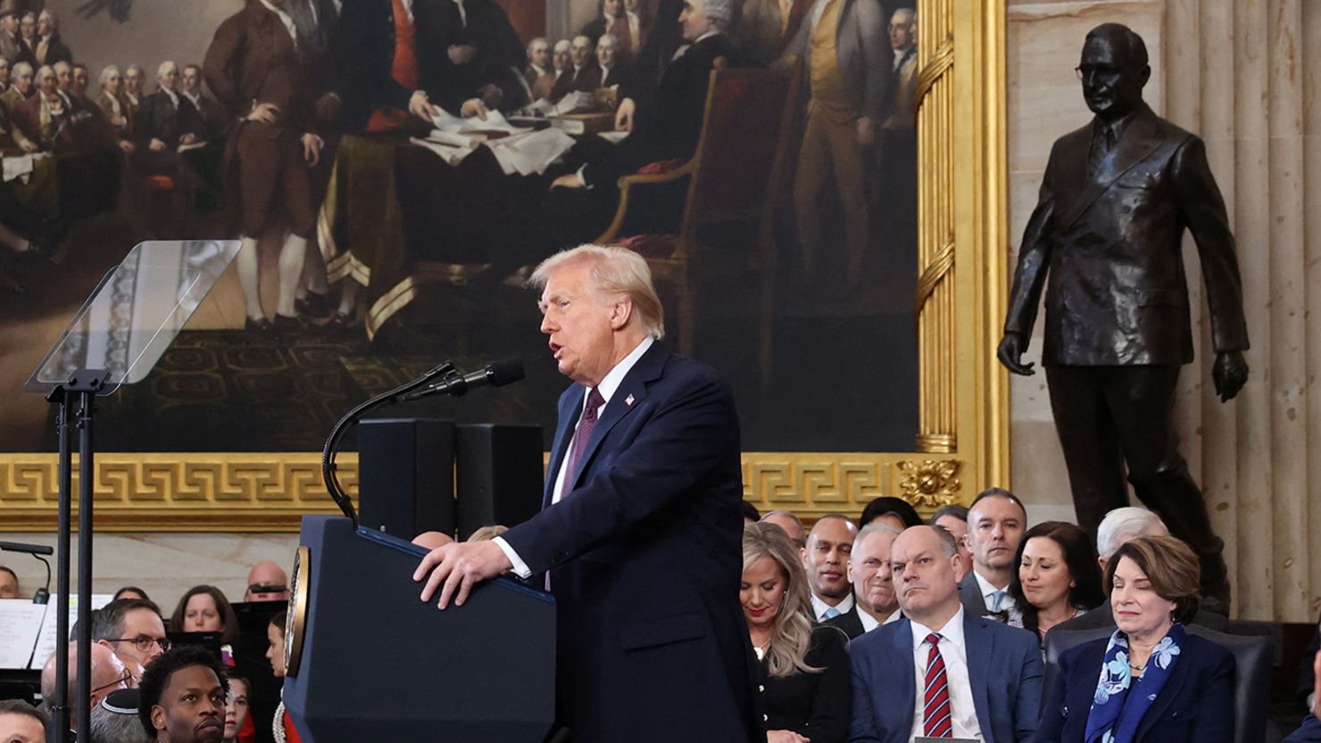 Analysis Trump’s second inaugural shows a president in a hurry to wield great power CNN Politics