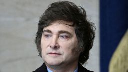 Argentina's President Javier Milei attends US President Donald Trump's inauguration in Washington, DC, in January.