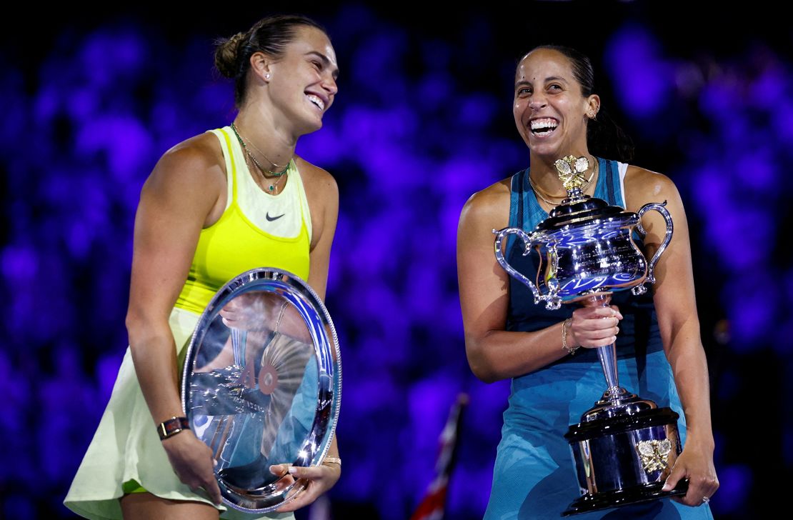 Keys defeated Sabalenka in the Australian Open final.