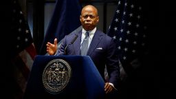 New York City Mayor Eric Adams attends an interfaith breakfast event in Manhattan in New York City, U.S., January 30, 2025.