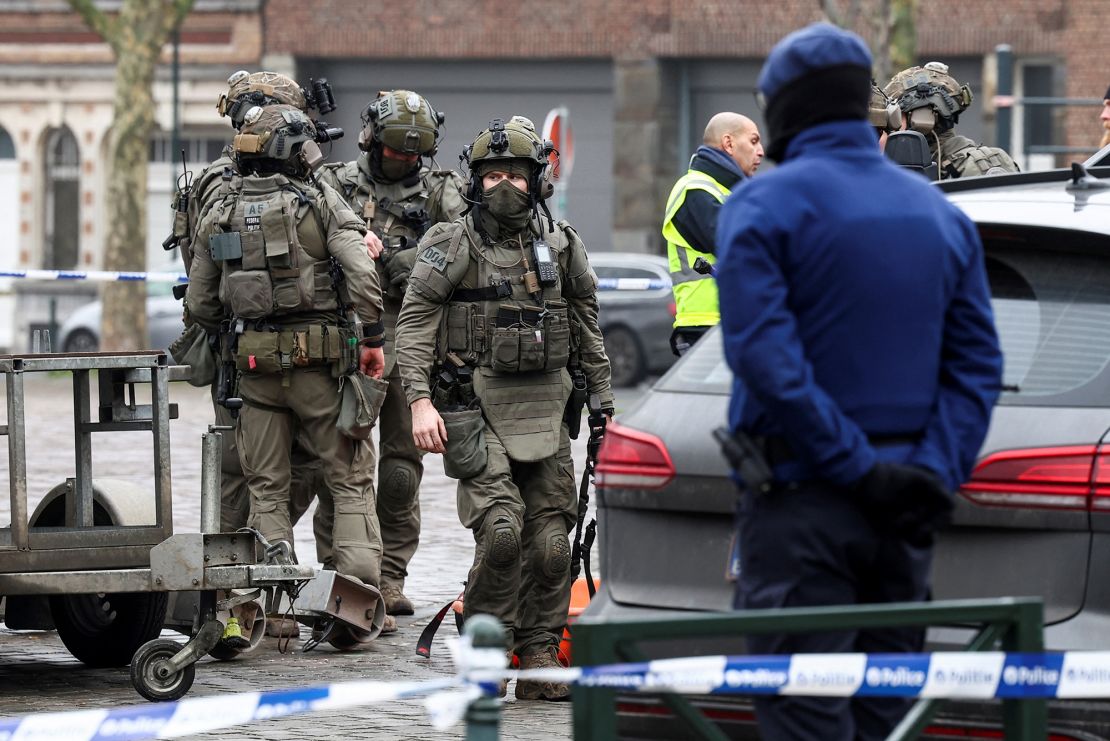 The shooting shooting traveled in the Belgian capital on Wednesday.