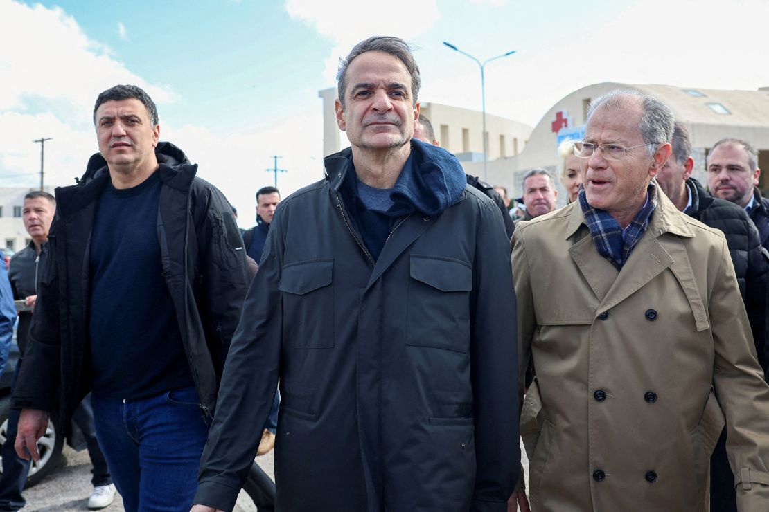 Greek Prime Minister Kyriakos Mitsotakis visited the island on Friday morning.