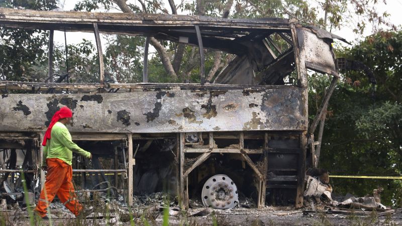 41 killed in bus accident in southern Mexico