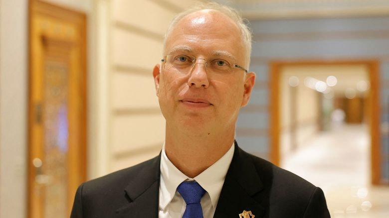 The head of Russia's sovereign wealth fund Kirill Dmitriev poses for a picture after the U.S.-Russia talks in Riyadh, Saudi Arabia, February 18, 2025. REUTERS/Maxim Shemetov