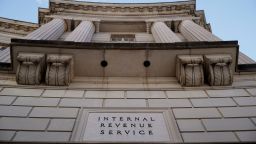 El edificio del Servicio de Impuestos Internos (IRS) de Estados Unidos en Washington el 20 de febrero de 2025.