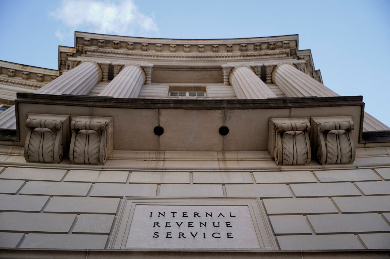 The US Internal Revenue Service building in Washington, DC, on February 20.