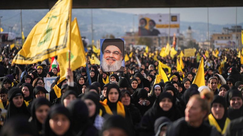 Tens of thousands join mass funeral for slain Hezbollah leader Nasrallah