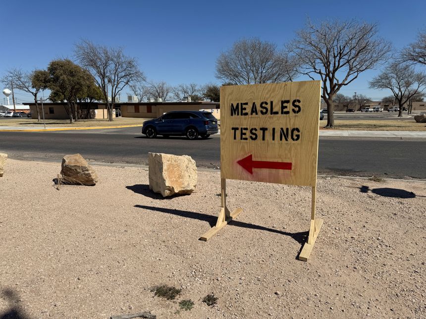 Hundreds of measles cases have been reported in Gaines County, Texas, where vaccination rates were far below recommended levels.