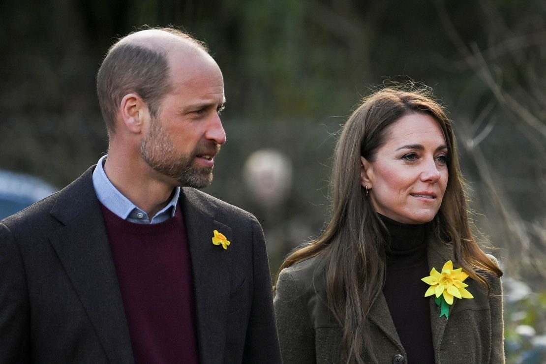 The royal couple visit Meadow Street Community Garden and Woodland in Pontypridd.