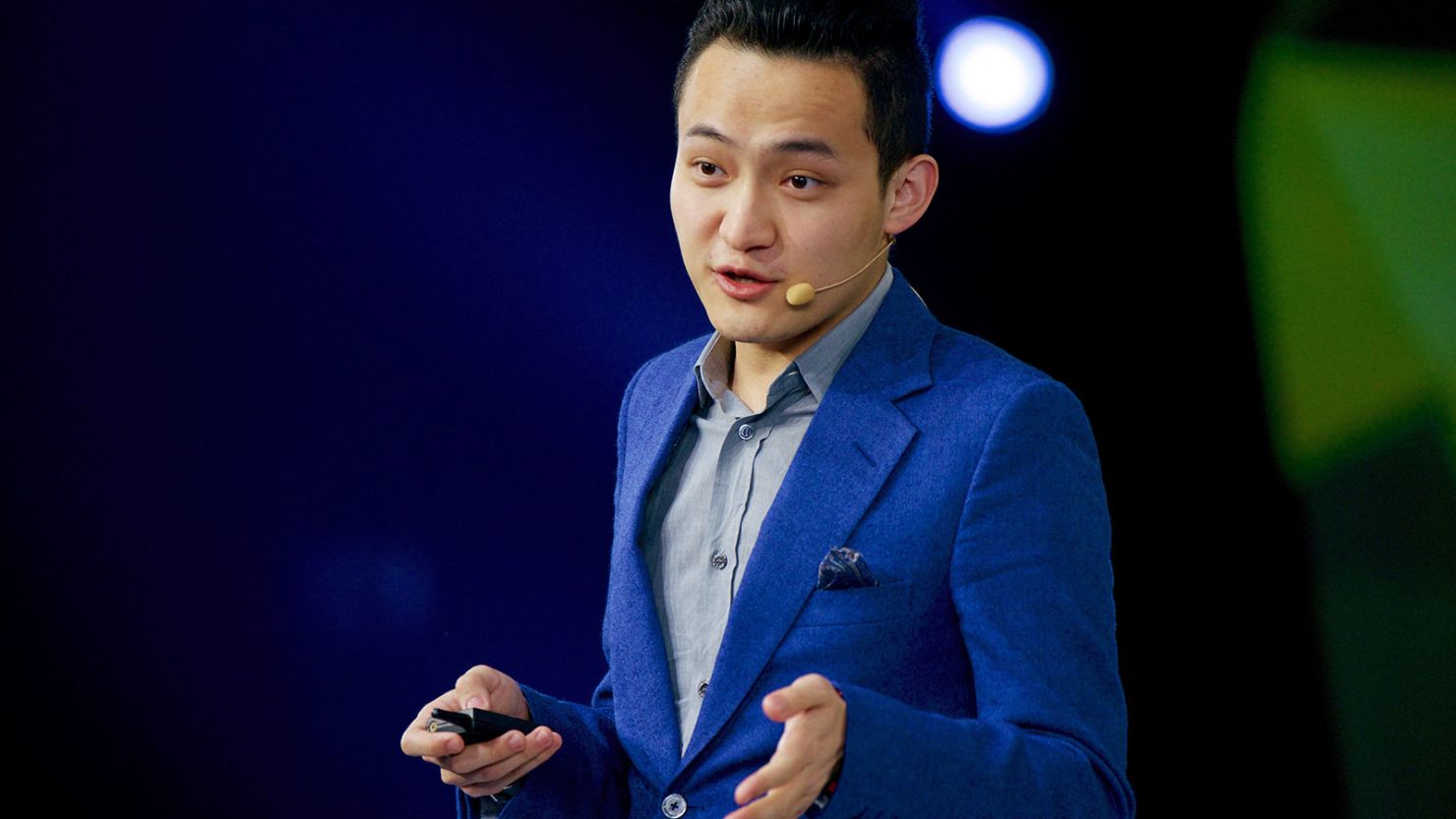 Justin Sun, seen here in 2015, has become one of the most prominent investors in President Trump's crypto projects.