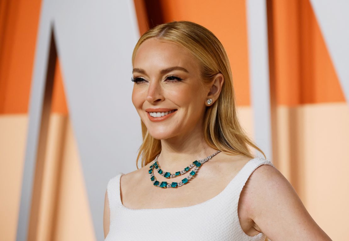 Lindsay Lohan in March at Los Angeles.