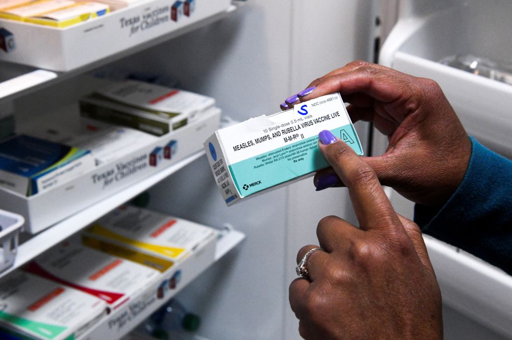Childhood vaccination rates have been falling in the US, and the vast majority of measles cases this year have been in unvaccinated people.