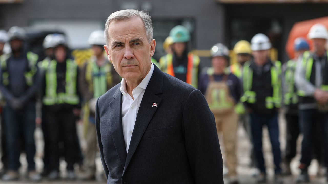 Canada’s Prime Minister Mark Carney in Edmonton, Alberta on March 20.