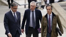 Soccer Football - Real Madrid coach Carlo Ancelotti faces tax trial - Madrid, Spain - April 2, 2025
Real Madrid coach Carlo Ancelotti arrives at court REUTERS/Ana Beltran