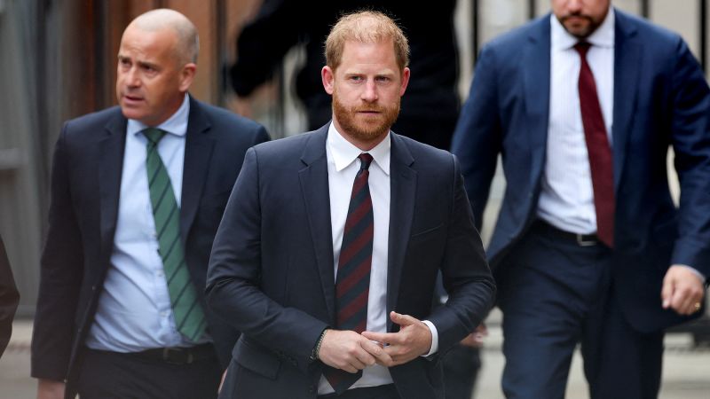 Prince Harry loses appeal against decision to downgrade his police protection while in the UK