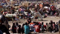 People displaced following Rapid Support Forces (RSF) attacks on Zamzam displacement camp shelter in the town of Tawila, North Darfur, Sudan April 15, 2025. REUTERS/Stringer