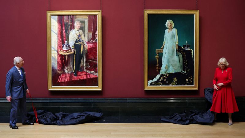 Coronation portrait of UK’s King Charles unveiled