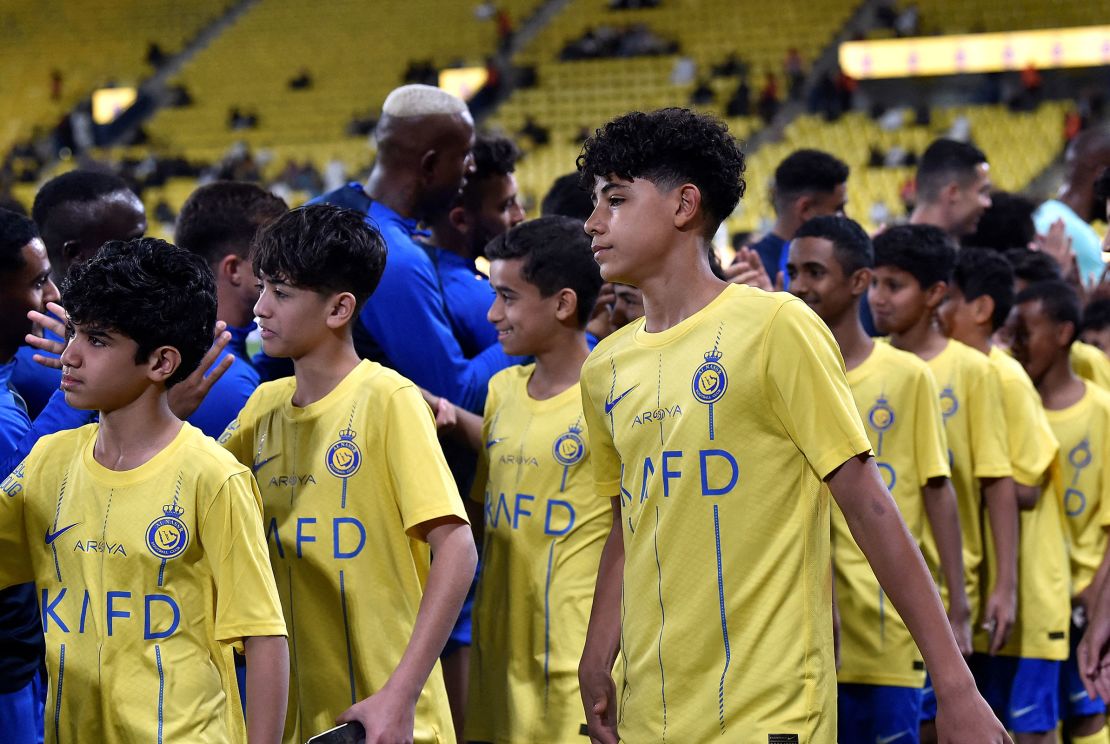 Ronaldo Jr. currently plays for the acadamy at Al-Nassr in Saudi Arabia.