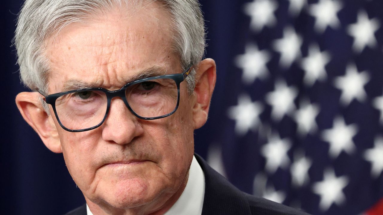 U.S. Federal Reserve Chair Jerome Powell speaks during a press conference following a two-day meeting of the Federal Open Market Committee on interest rate policy in Washington, D.C., U.S., May 7, 2025. REUTERS/Kevin Lamarque